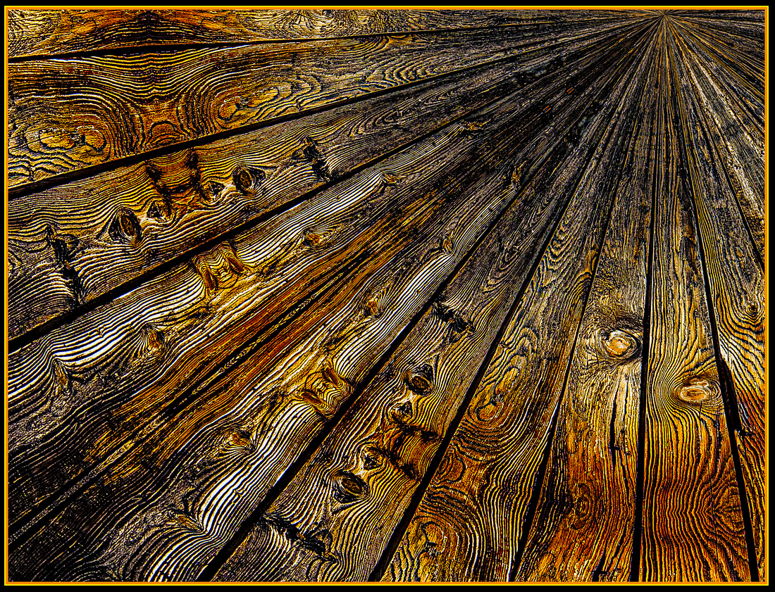 Wood Wall 01 Kaleidoscope Radial